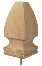 106515 Post Top Pine White Post Cap