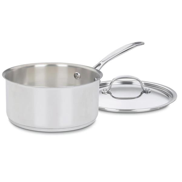Cuisinart 7193 Classic Saucepan 3 Qt Capacity Stainless Steel with Cover