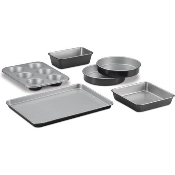 Cuisinart AMB6 Bakeware Set 6 Piece Black Nonstick Durable Easy to Clean
