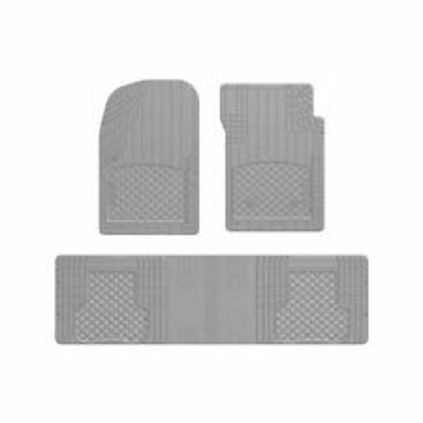 Weather Tech 11AVMSGR Trim To Fit Floor Mat 3 Piece Set Front and Rear Gray Right Hand Drive