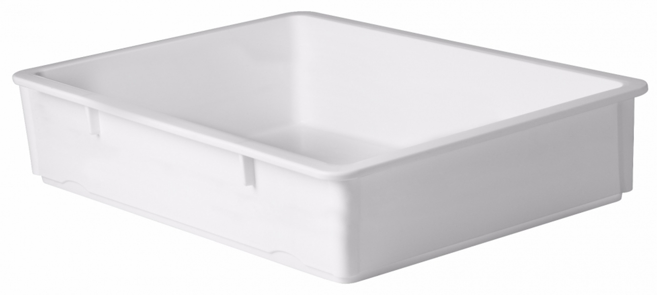 Winco PL6N Dough Box 6 Inch Depth 25.5 Inch Length 17.5 Inch Width Polypropylene