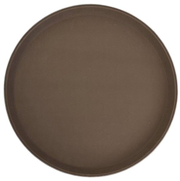 Winco TFG-14N Round Bar Tray 14 In Fiberglass