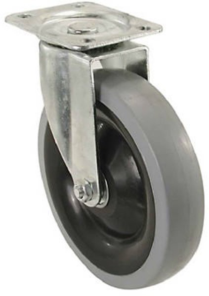 Shepherd Hardware 9738 5 In Soft Polyurethane Rubber Swivel Caster