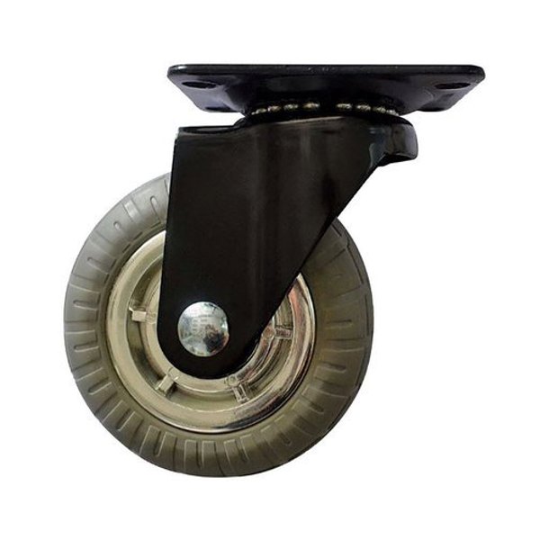 Shepherd Hardware 6269 Swivel Caster 4 In Rubber Wheel Chrome
