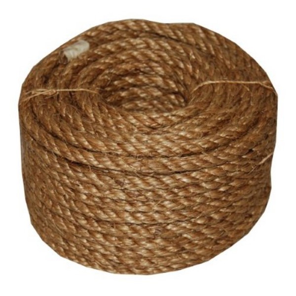 TW Evans Cordage 26-003 Twisted Rope 1/2 In 50 Ft Mini Coil 360 Lb Working Load
