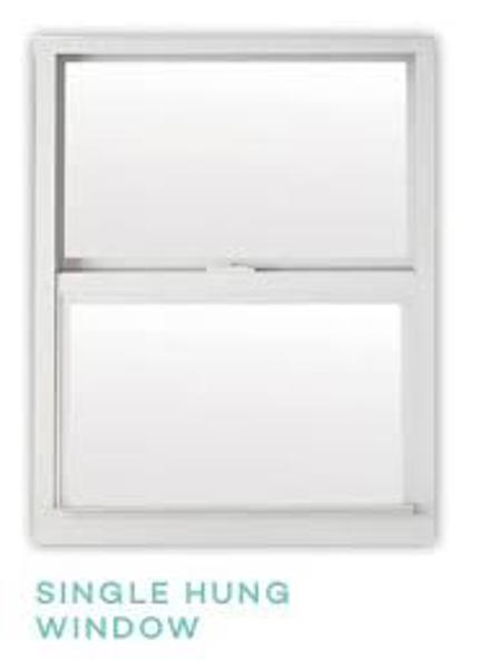 PGT PGT 23IMPPL Single Hung Window 37 X 38-3 Impact Plain