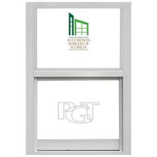 PGT PGT 24-5IMPPL Single Hung Window 37 X 56 Impact Plain