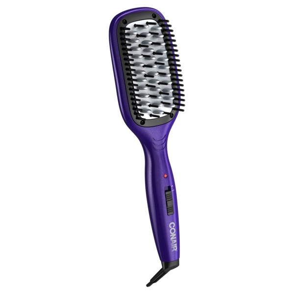 Conair V10258 Mini Pro Straightening Brush Ceramic with Heat Resistant Storage Pouch