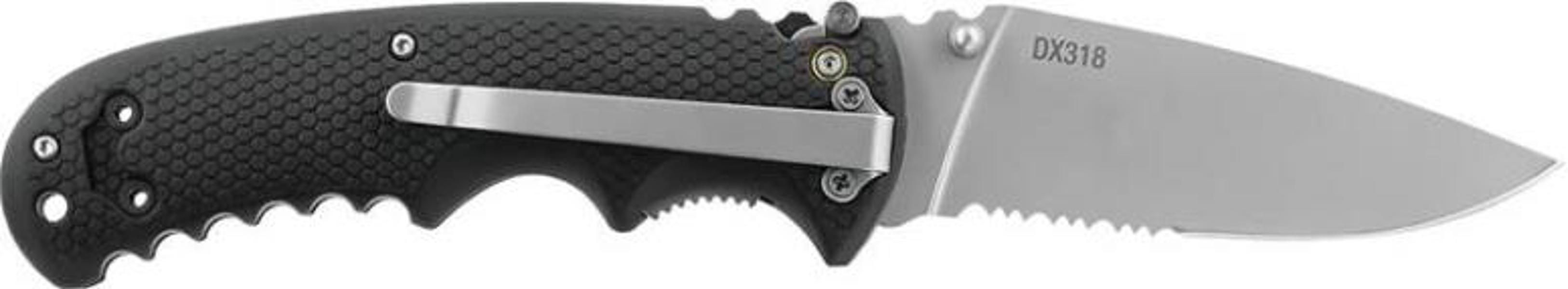 Coast Cutlery 21484 Folding Knife 8.7 In 3-3/4 In Blade 7Cr17 Stainless Steel Rubberized Handle Double Lock