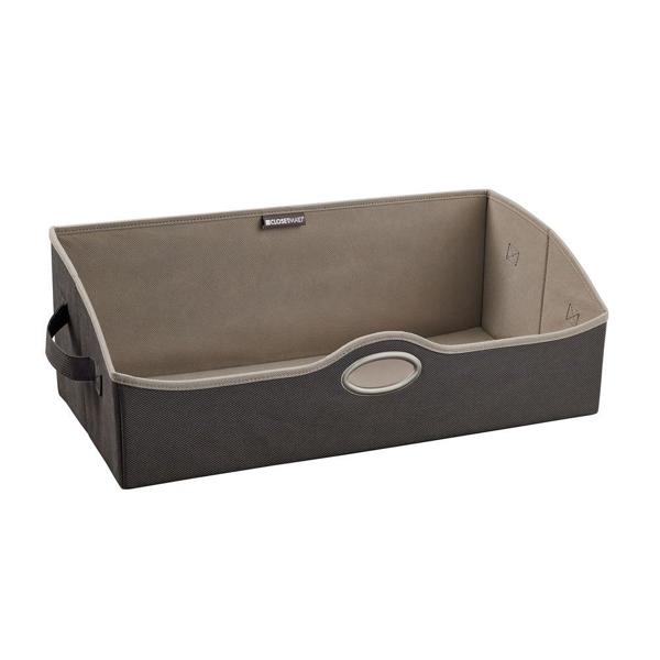 ClosetMaid 31493-00 Large Storage Bin 6 Gal 10.7 In x 20.9 In x 7.5 In Gray