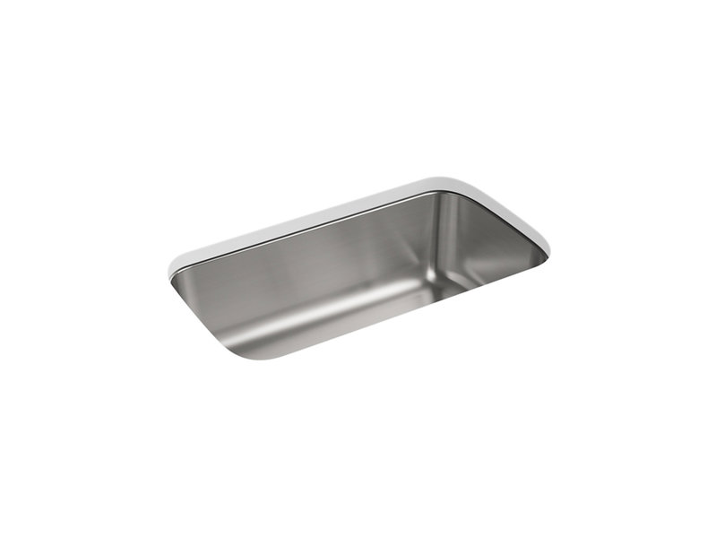 Kohler F11600-NA Single Basin Kitchen Sink 32x18x9 Undermount