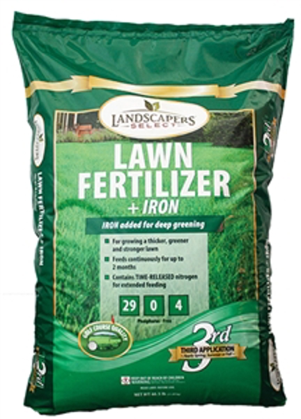 Landscapers Select 902738 Fertilizer 15 M Slow Release with Iron