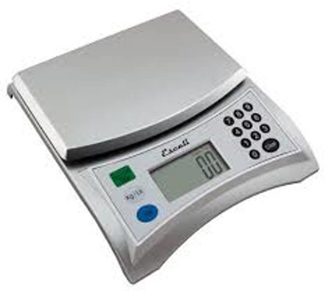 Escali V136 Digital Scale 13 Lb Capacity 6 Kg 1/8 Cup 1/2 Tbsp or 0.1 Oz