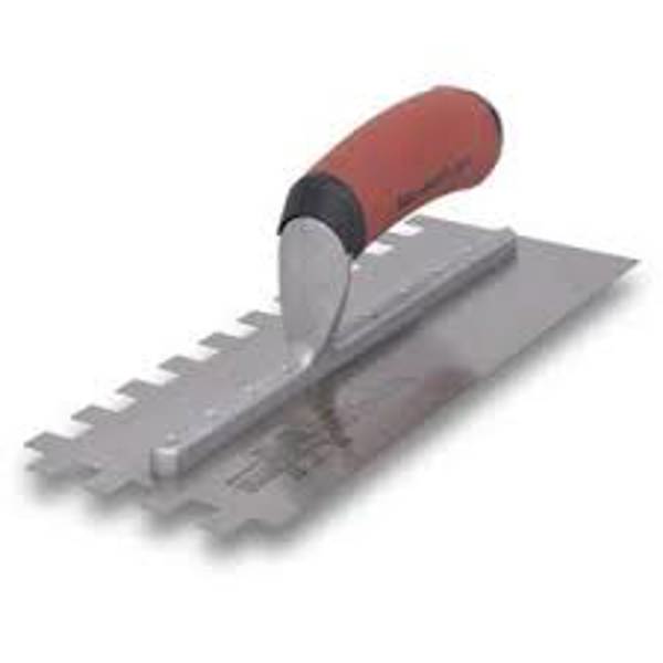 Marshalltown 15804 Notched Trowel 1/2X1/2X1/2 Durasoft Handle