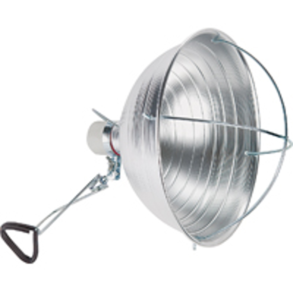 POWERZONE ORBL081508B Brooder Light Clamp Incandescent Lamp Multi-Purpose 8 Ft Cord 18/2 SJT-2 Bronze