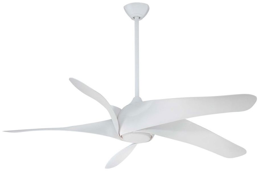 Minka Aire F905L-WH Ceiling Fan 62 In White LED XL5 Artemis