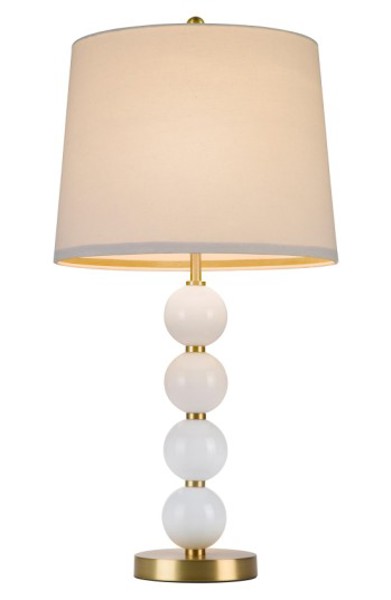 Evolution Lighting 20061 001 Table Lamp White Ball Design