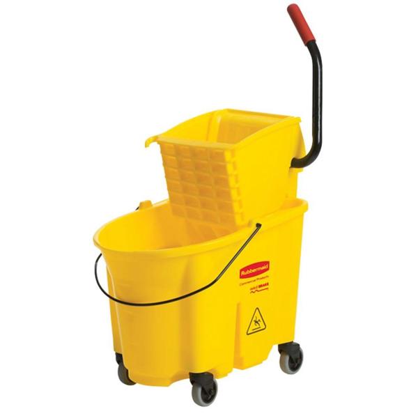 Rubbermaid 1887305 Mop Bucket 35 Qt Oval Plastic Metal
