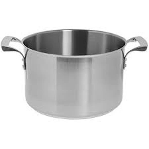 Browne Foodservice 5724190 Sauce Pot 16 Qt Stainless Steel with 12.5 In Cover