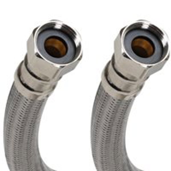 Fluidmaster Inc G07011 Water Heater Connector 18 In 3/4 In FIP x 3/4 In FIP