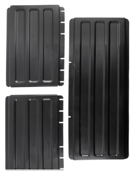 Cambro BC340KDP110 Single Shelf Pane Set 31-5/8 In Width 17-3/4 In Depth 11-3/4 In Height