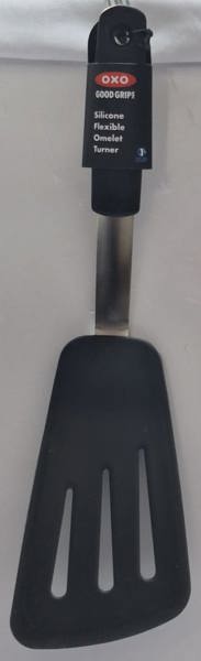 OXO INTERNATIONAL 1071532 Omelet Turner 13-1/2 In Flexible Good Grips Silicone