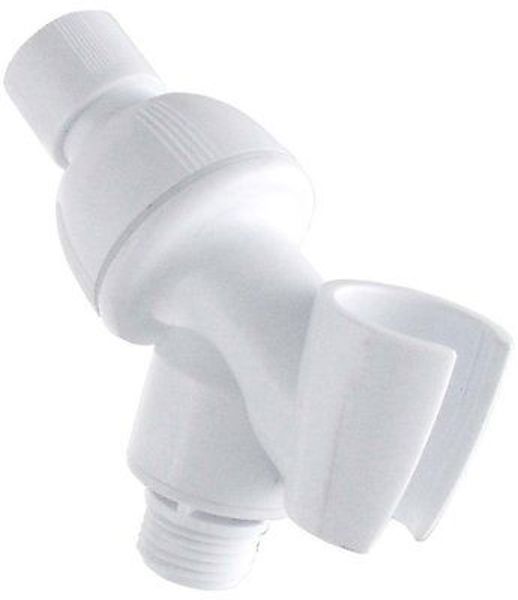 LDR Industries 5202440W Shower Arm White Mount Finish