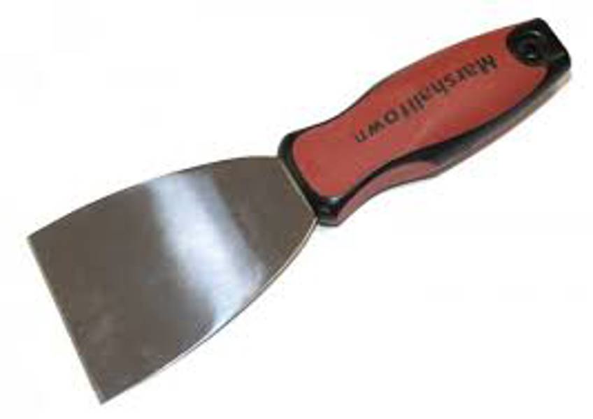Marshalltown 10879 3 In 5-Deg Angle Scraper with DuraSoft Handle
