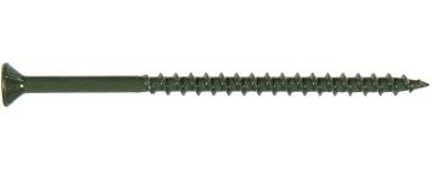 Hillman Group 48400 Deck Screw 2 In #8 Green Ceramic Star Drive Self-Drilling 5 Lb