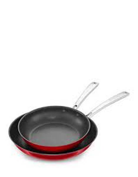 KitchenAid KC2S10NTPC Skillet Twin Pack 10 In and 12 In Set Stainless Steel