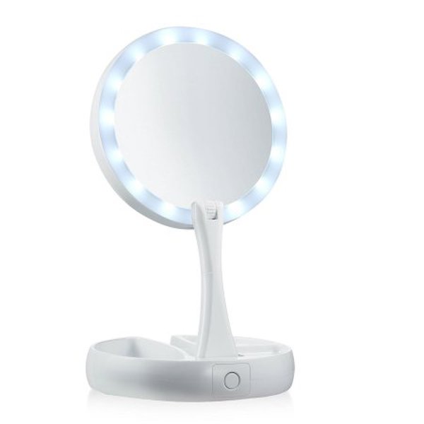 As Seen On TV 1713 LED Illuminated 2-Sided Mirror Distortion-Free