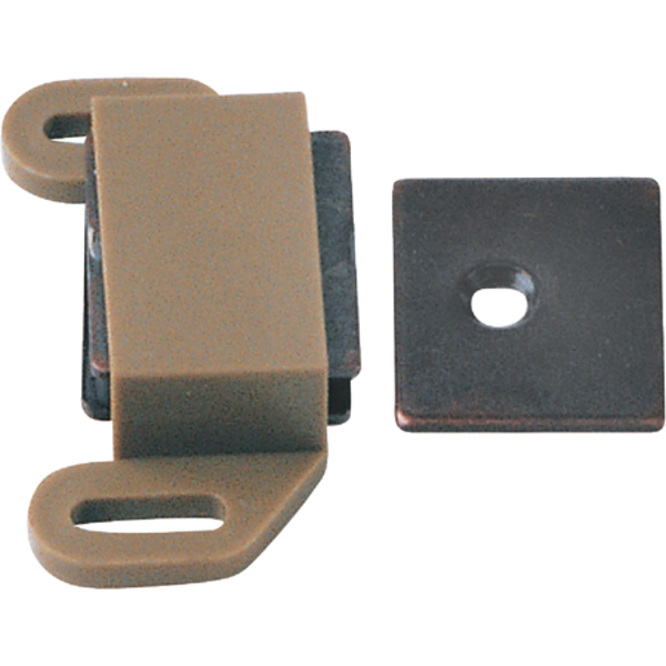 Laurey 4401 Magnetic Catch Cabinet Pull Tan Plastic