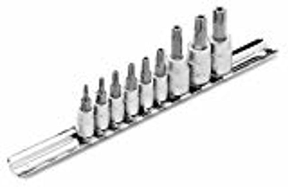 Performance Tools W1385 9 Piece Star Tamper Proof Socket Set
