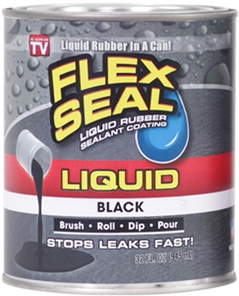 Flex Seal LFSBLKR32 Rubberized Sealant 32 Oz Black