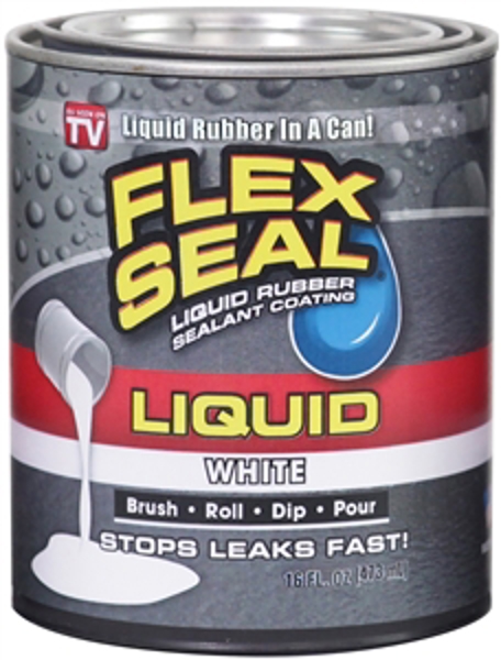 Flex Seal LFSWHTR16 Liquid Flex Sealant 16 Oz White