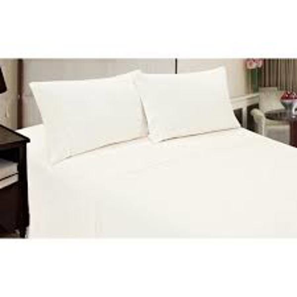 JK Linens KA-KW King Sheet Set White