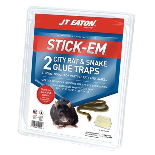 J.T. Eaton 100N-6 Glue Traps Rat/Snake