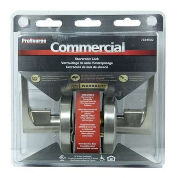 ProSource Y365CV-PS Lock Lever Entry Cylindrical Stainless Steel