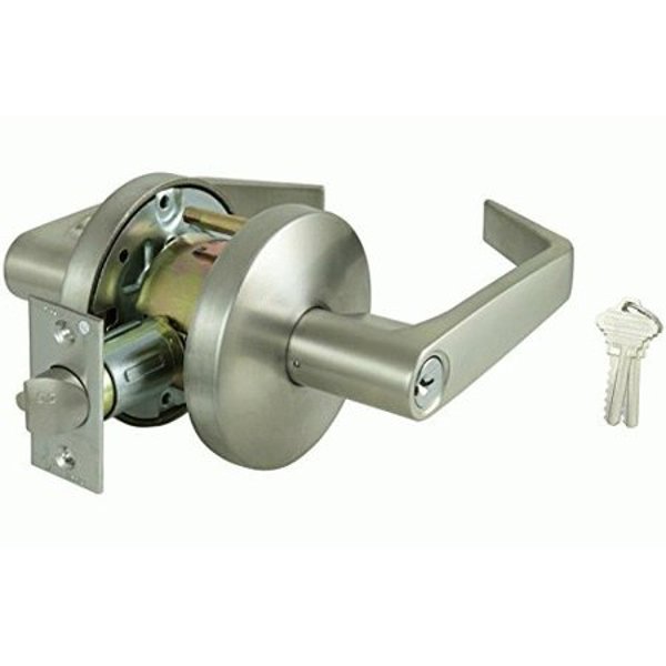 ProSource Y368CV-PS Lock Lever Entry Cylindrical Stainless Steel