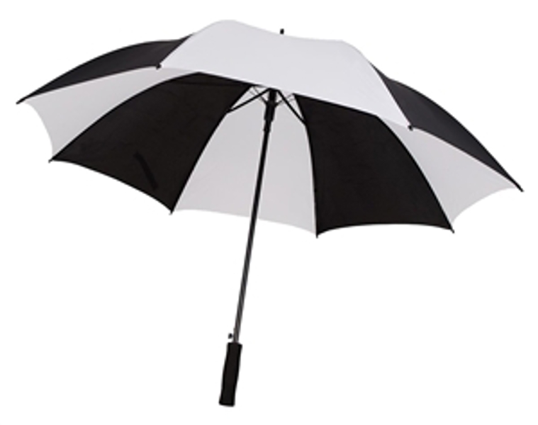 Diamondback UMB-10A Auto Open Golf Umbrella 29 In Black and White