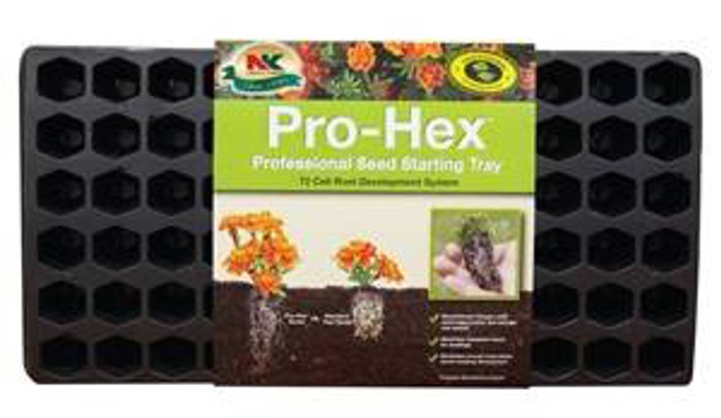 JIFFY PRODUCTS PHEX Seed Starter Tray Kit 72 Cell Reusable Plastic