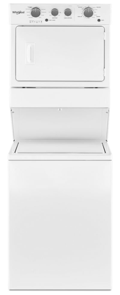 Whirlpool Stacked Laundry 3.5 CFT Electric White