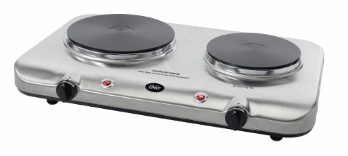 Sunbeam Rival CKSTBUDS00-NP Double Burner Stainless Steel
