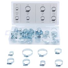 61905 Hose Clamps Worm Gear Assortment 40 Pc