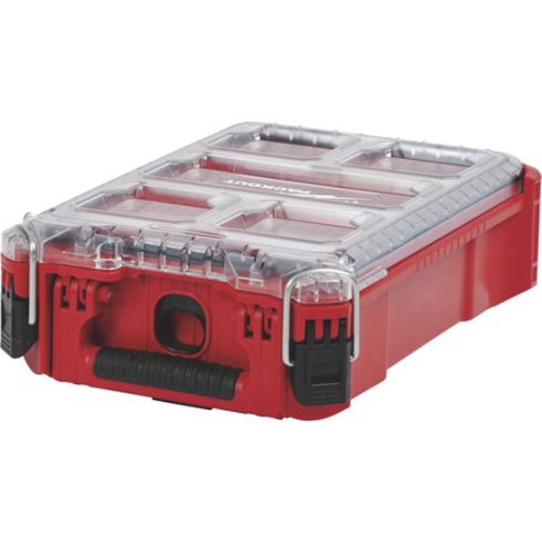 Milwaukee 48-22-8435 Small 5 Compartment Toolbox Organizer 75 Lb Capacity 9.72 In x 15.24 In x 4.61 In Plastic Red