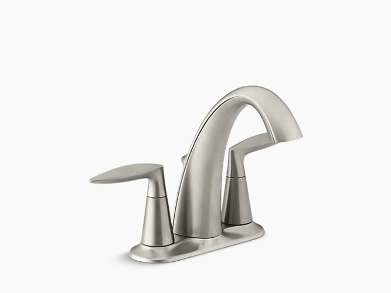 Kohler 45100-4-BN Centerset Lavatory Faucet Brushed Nickel
