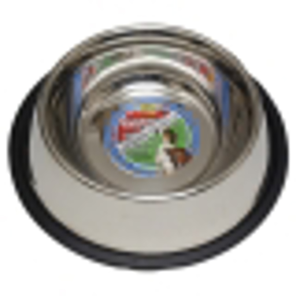 BOSS PET PRODUCTS 57616 Non Skid Dog Dish 16 Oz Stainless Steel