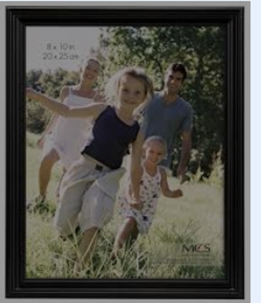 MCS FRAMES 53624 Picture Frame 8X1 Black