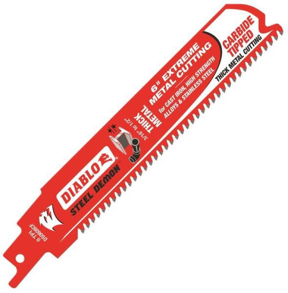 Diablo DS0608CF Bi-Metal Saw Blade 6 In 8 TPI