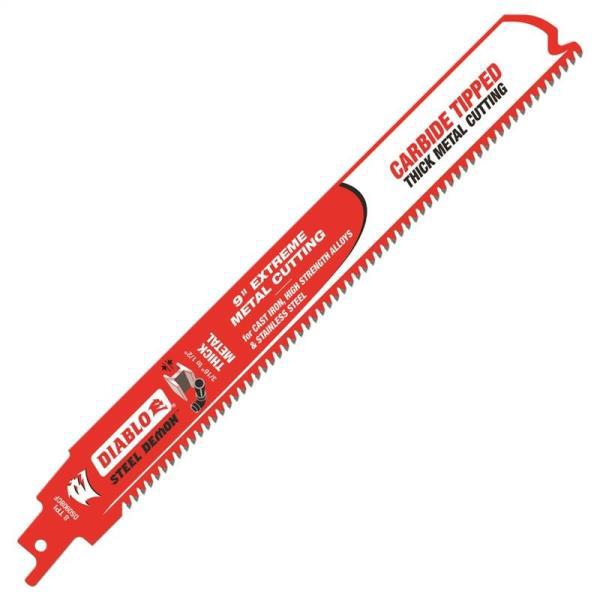 Diablo DS0908CF Saw Blade 9L 8TPI Bi-Metal Carbide Cutting Edge
